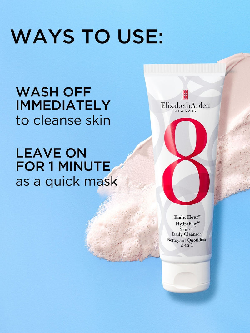 Elizabeth Arden Hydra Play 2in1 Daily Cleanser 125ml - British product