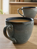 Grey Hampton mugs set of 4 reactive glaze stoneware (British brand)