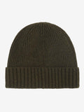 Barbour Carlton beanie hat green wool blend, UK version