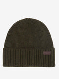 Barbour Carlton beanie hat green wool blend, UK version