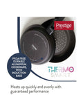 Prestige 5 piece black Thermosmart non-stick cookware set, UK version