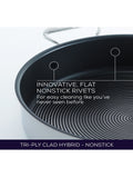 Circulon Silver C Series Steelshield Hybrid 22cm frying pan - British product