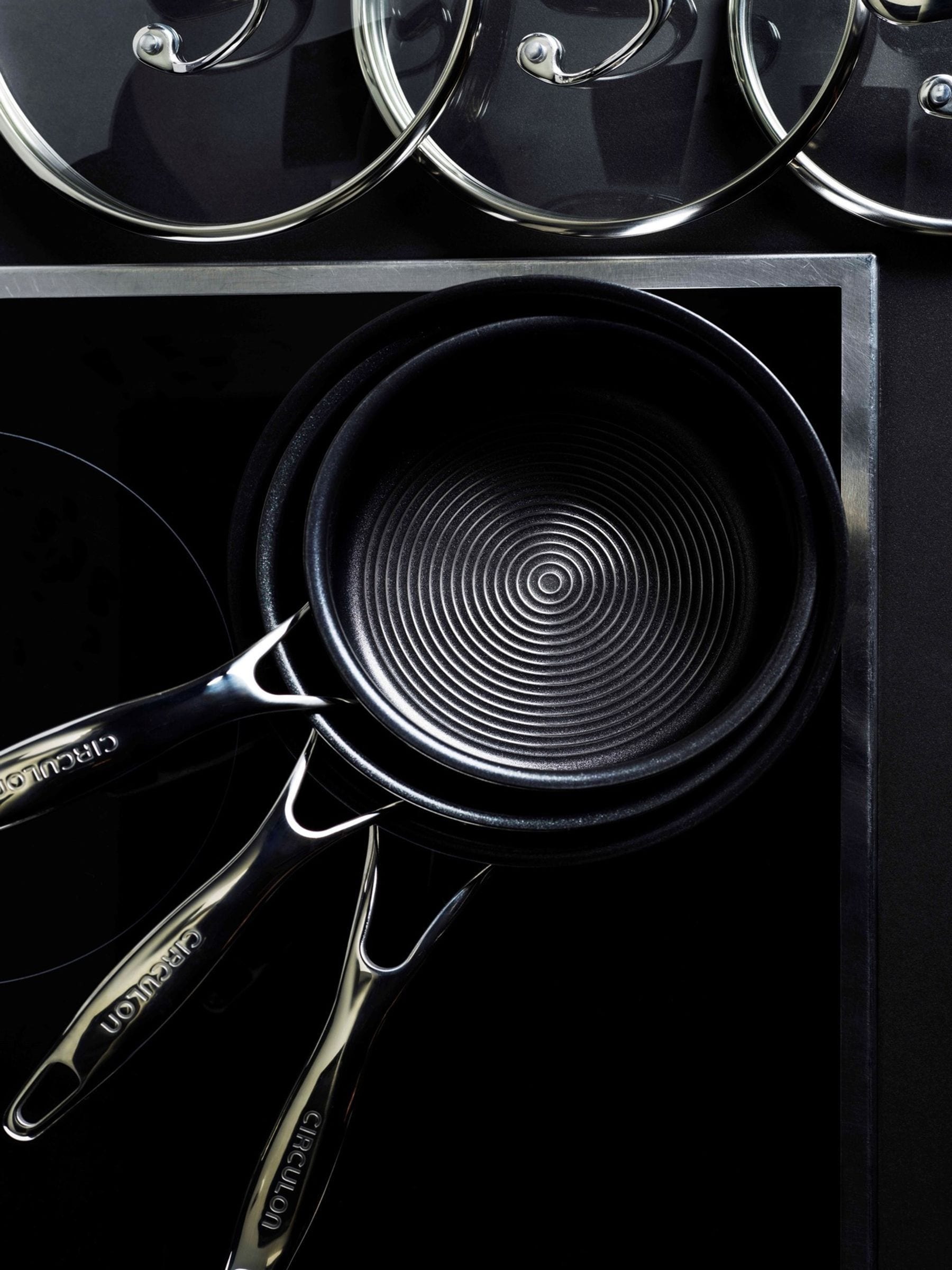 Circulon Silver S Series Steelshield non-stick cookware set 3-piece - British product