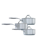 Circulon Silver S Series Steelshield non-stick cookware set 3-piece - British product