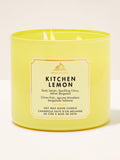 Bath & Body Works Kitchen Lemon 3 Wick Candle 411g