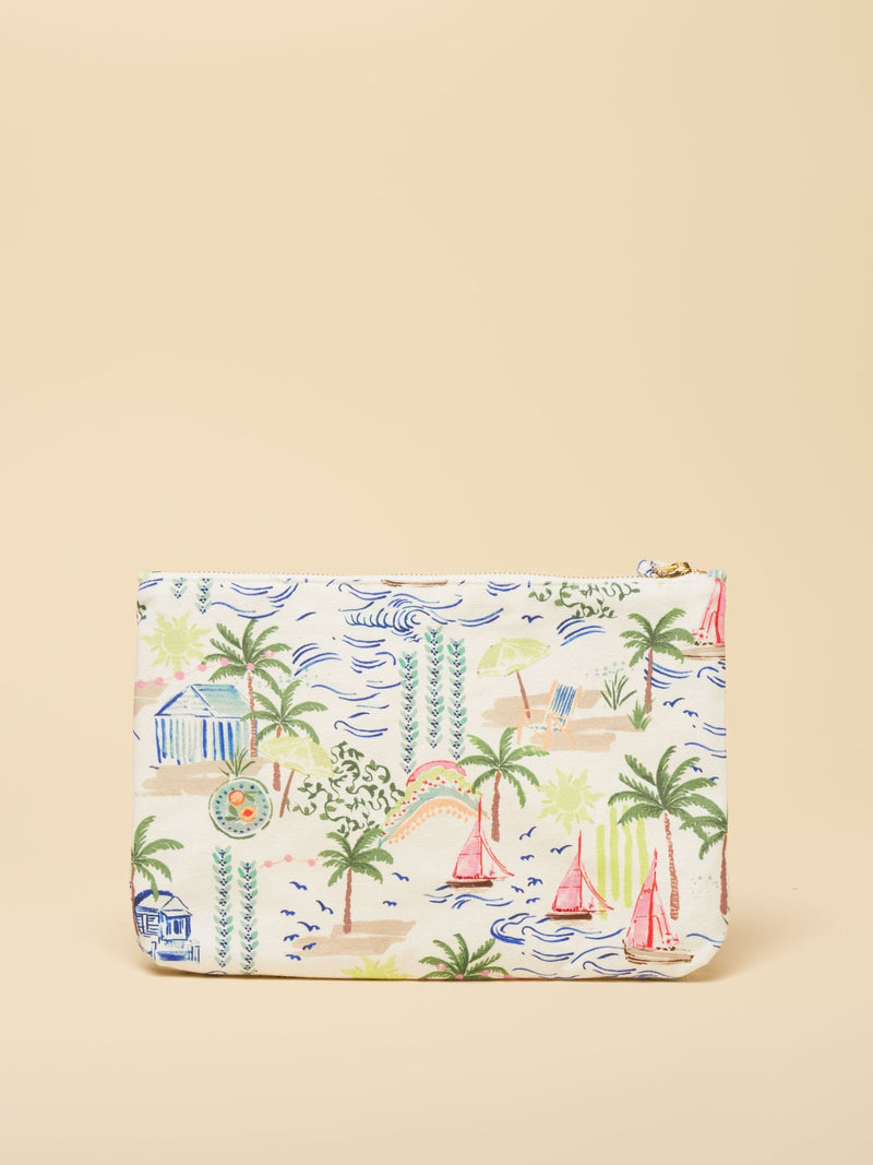 Joules Toile De Jouy printed pouch - British product
