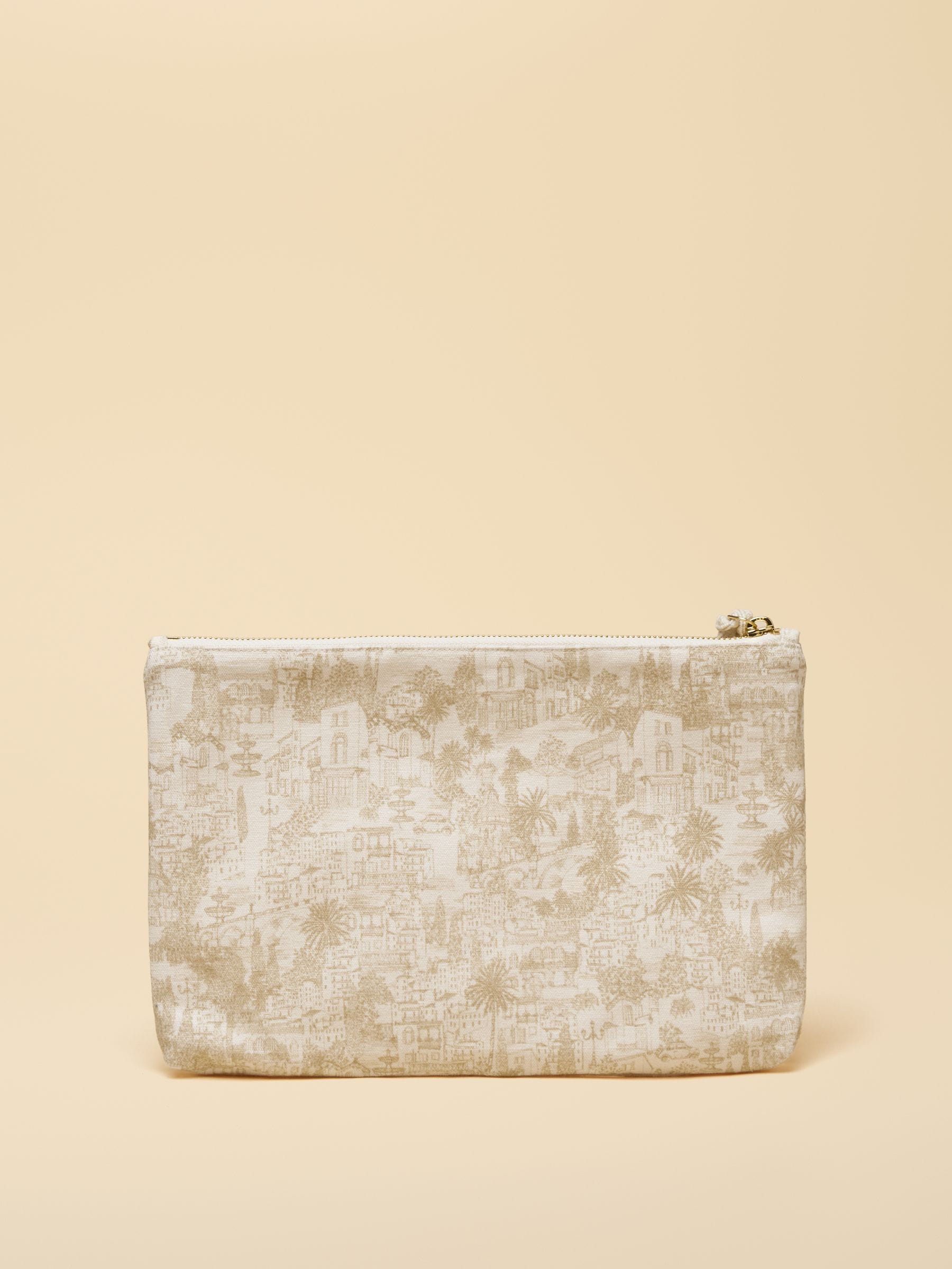 Joules Toile De Jouy printed pouch - British product