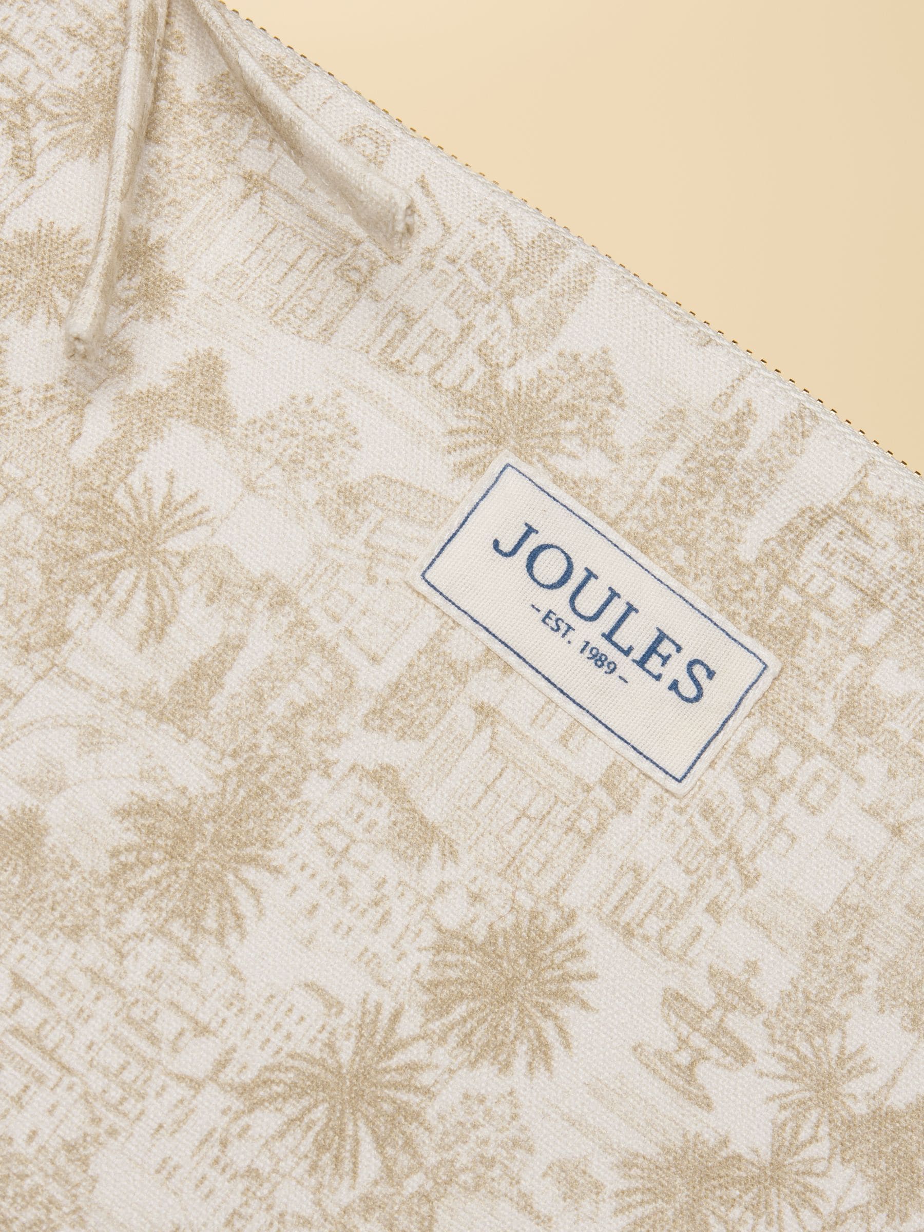Joules Toile De Jouy printed pouch - British product