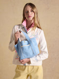 Joules blue mini crossbody cotton canvas tote bag - British product