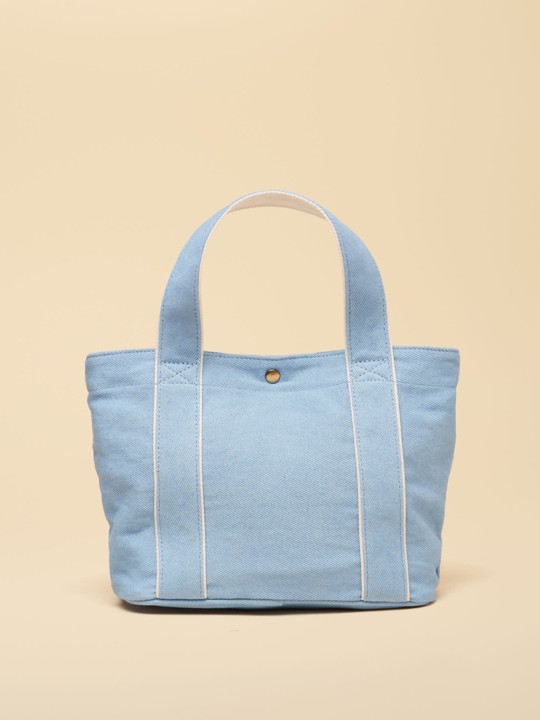 Joules blue mini crossbody cotton canvas tote bag - British product