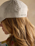 Joules Daley linen baseball cap (British brand)