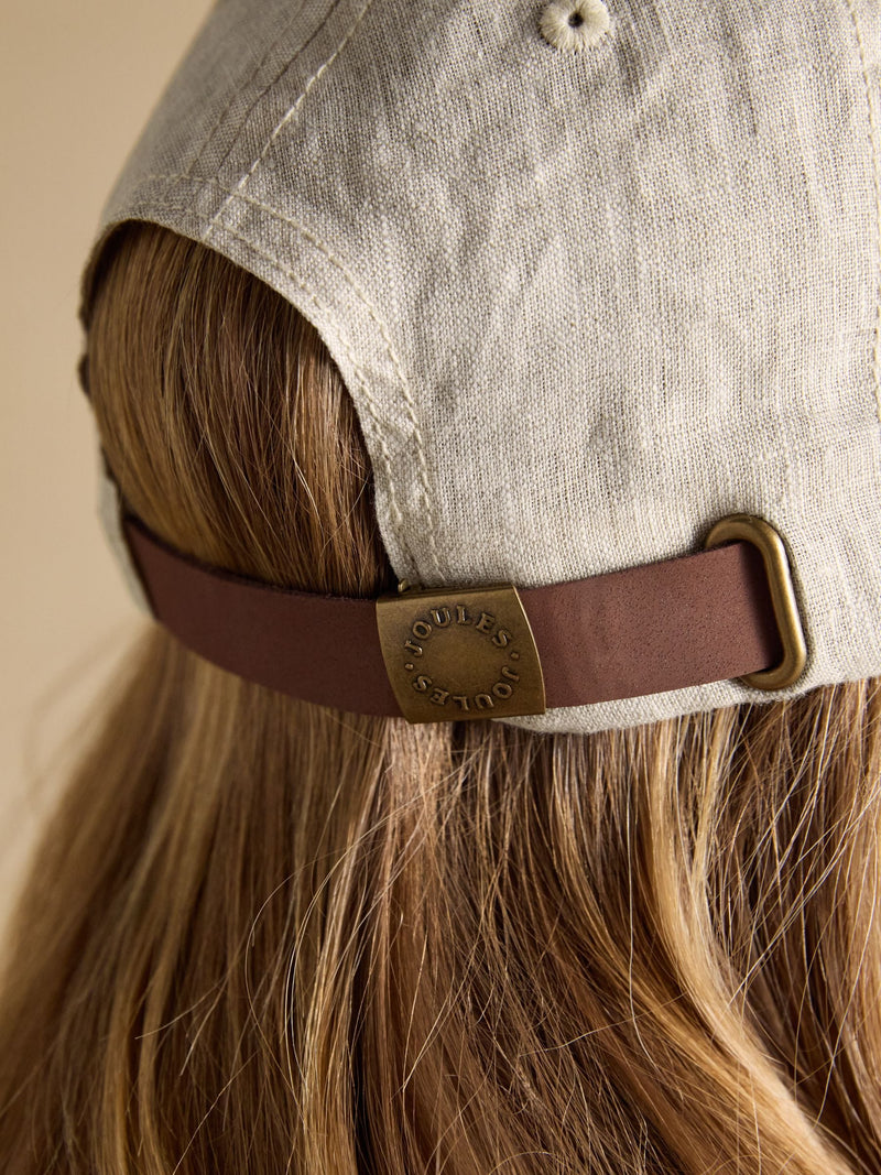 Joules Daley linen baseball cap (British brand)