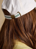 Joules Daley white cotton baseball cap, UK version