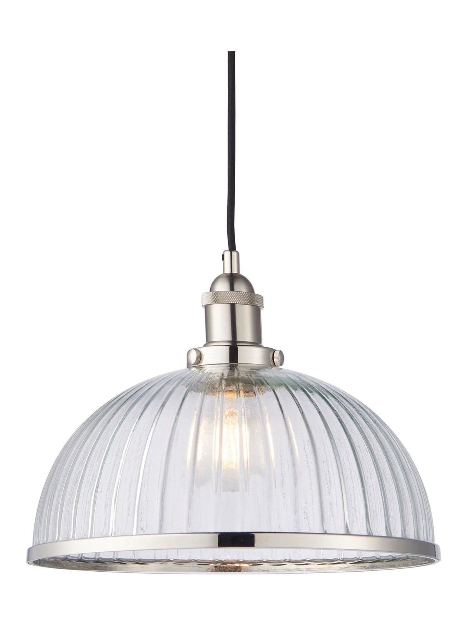 Gallery Home Hansen silver pendant lamp 40cm - British product