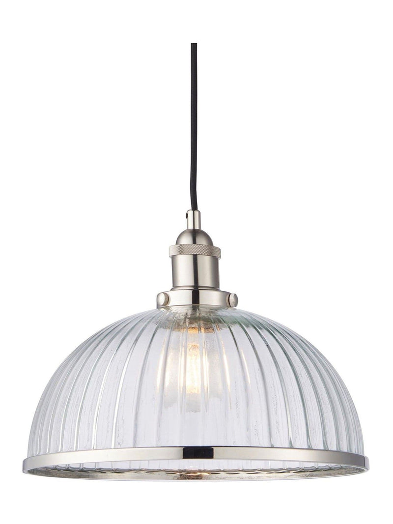 Gallery Home Hansen silver pendant lamp 40cm - British product