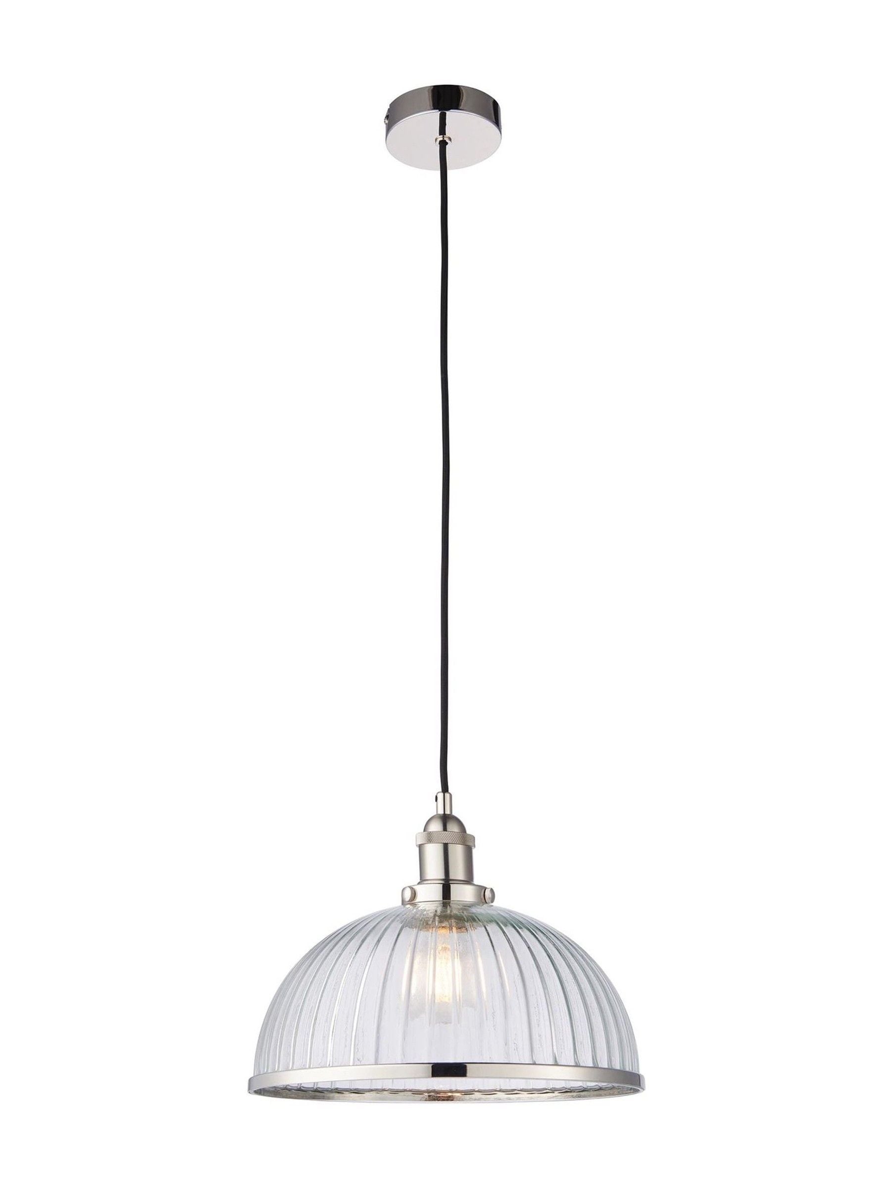 Gallery Home Hansen silver pendant lamp 40cm - British product
