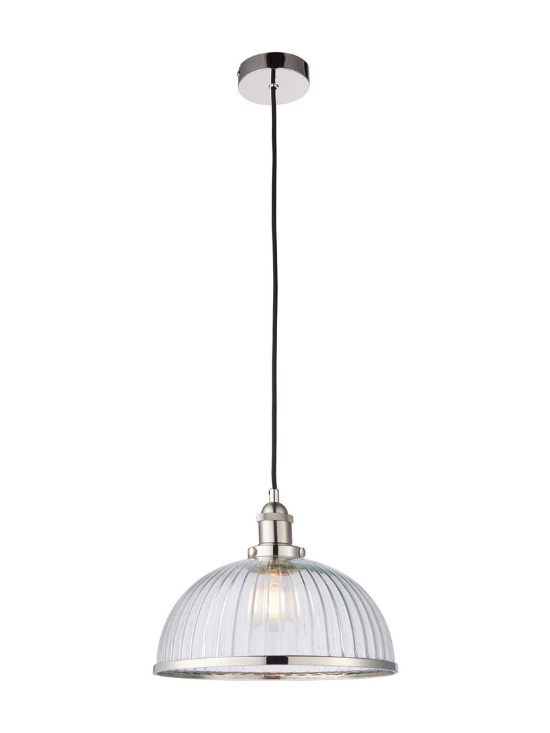 Gallery Home Hansen silver pendant lamp 40cm - British product