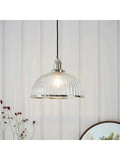 Gallery Home Hansen silver pendant lamp 40cm - British product