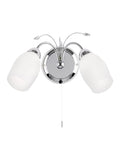 Gallery Home Chrome Meadow wall light 20cm height - British product