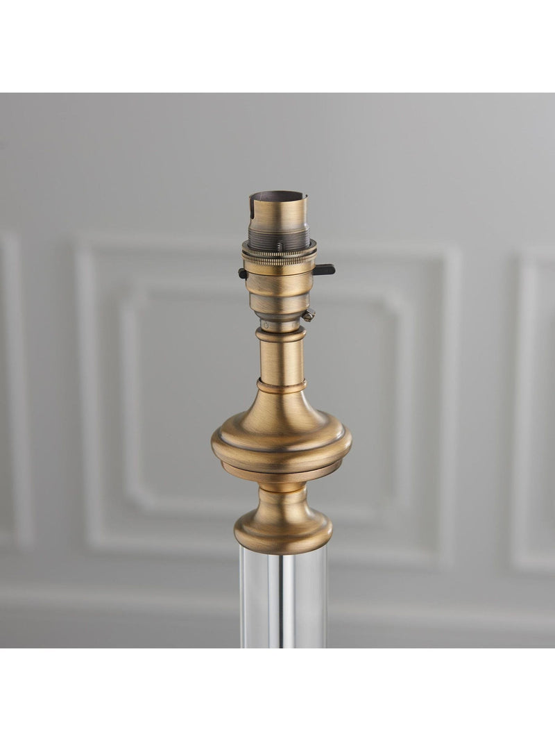 Gallery Home antique brass table lamp base - British product