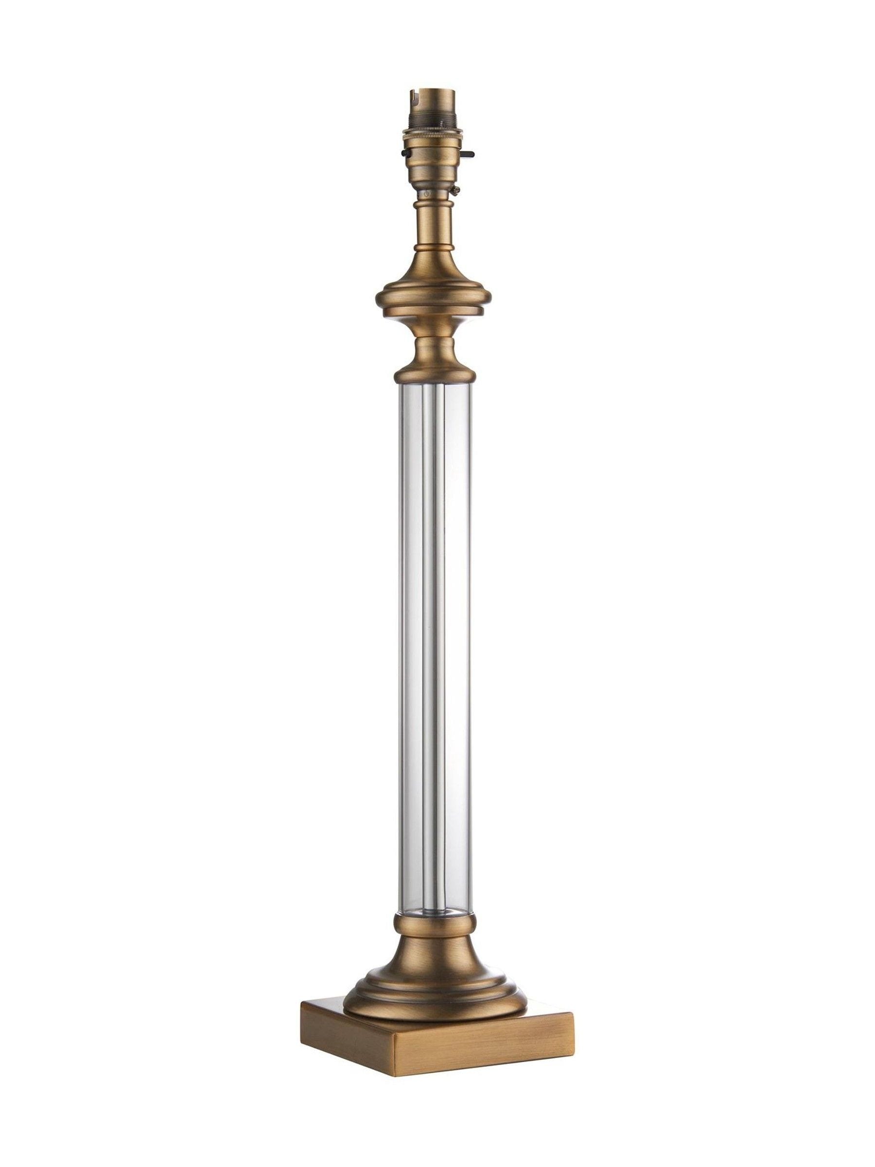 Gallery Home antique brass table lamp base - British product
