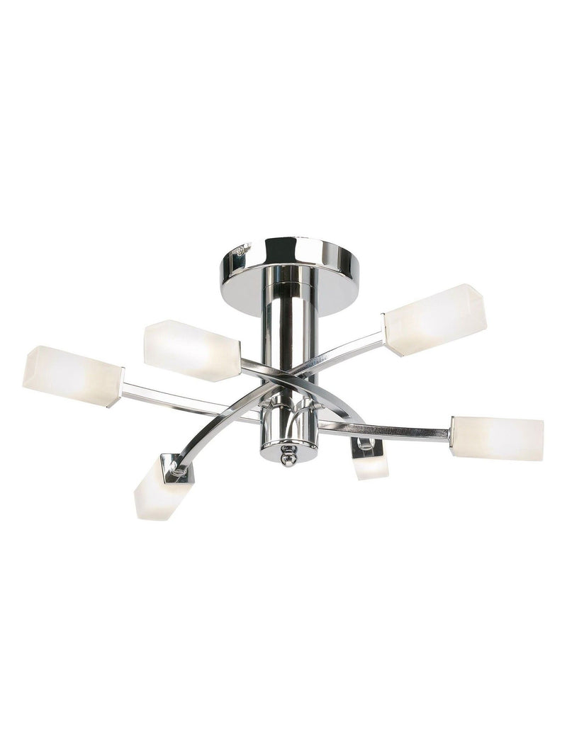 Gallery Home Chrome Annalise table lamp, imported from the UK