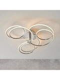 Gallery Home chrome eternity ceiling light 600mm, imported from the UK