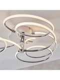 Gallery Home chrome eternity ceiling light 600mm, imported from the UK