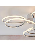 Gallery Home chrome eternity ceiling light 600mm, imported from the UK