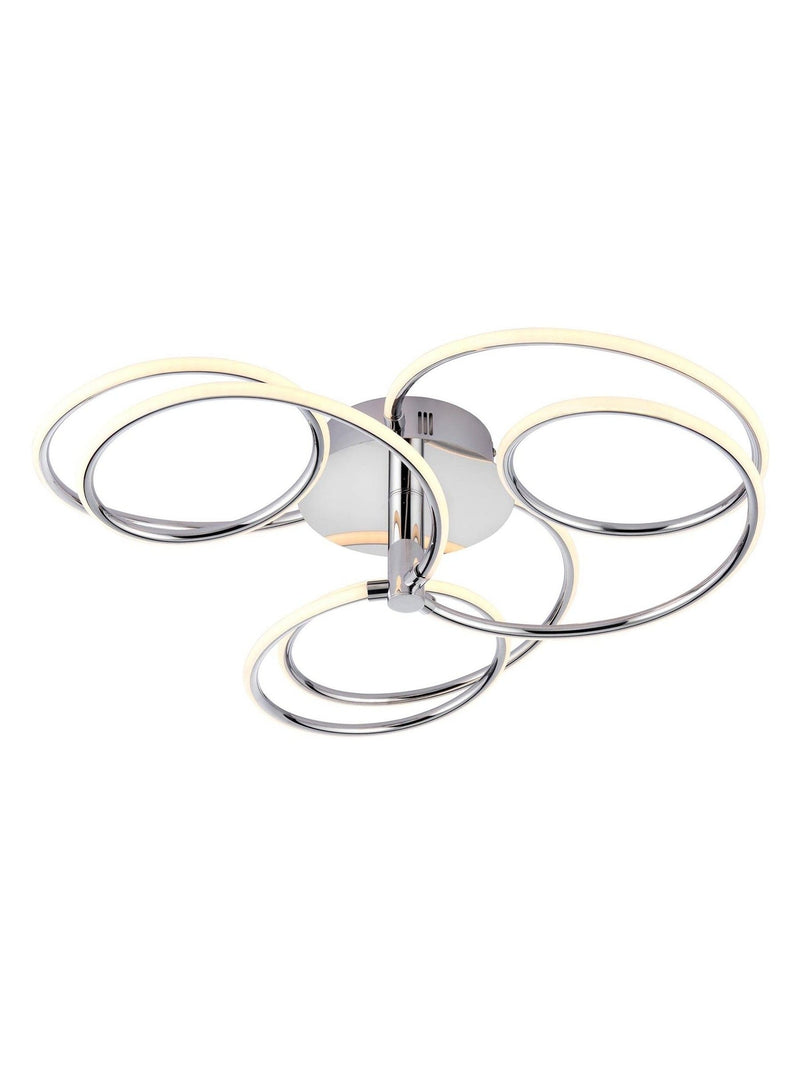 Gallery Home chrome eternity ceiling light 600mm, imported from the UK