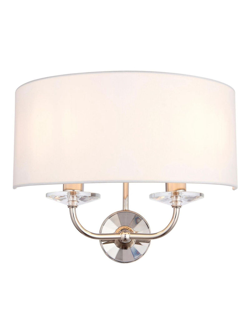Gallery Home Silver Nixon wall light, imported from the UK