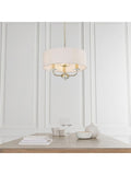 Gallery Home brushed brass 3-light pendant light British product