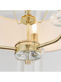 Gallery Home brushed brass 3-light pendant light British product