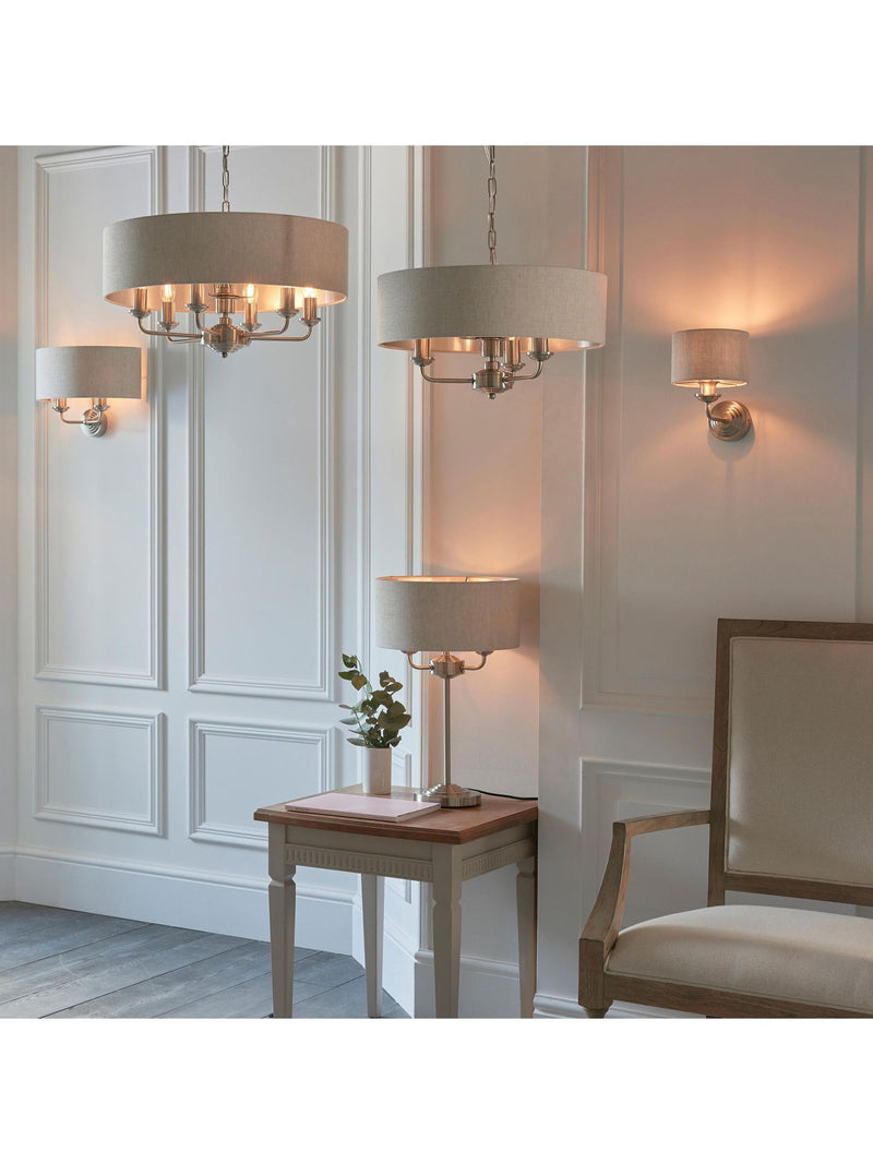 Gallery Home Natural Harrington table light, UK version
