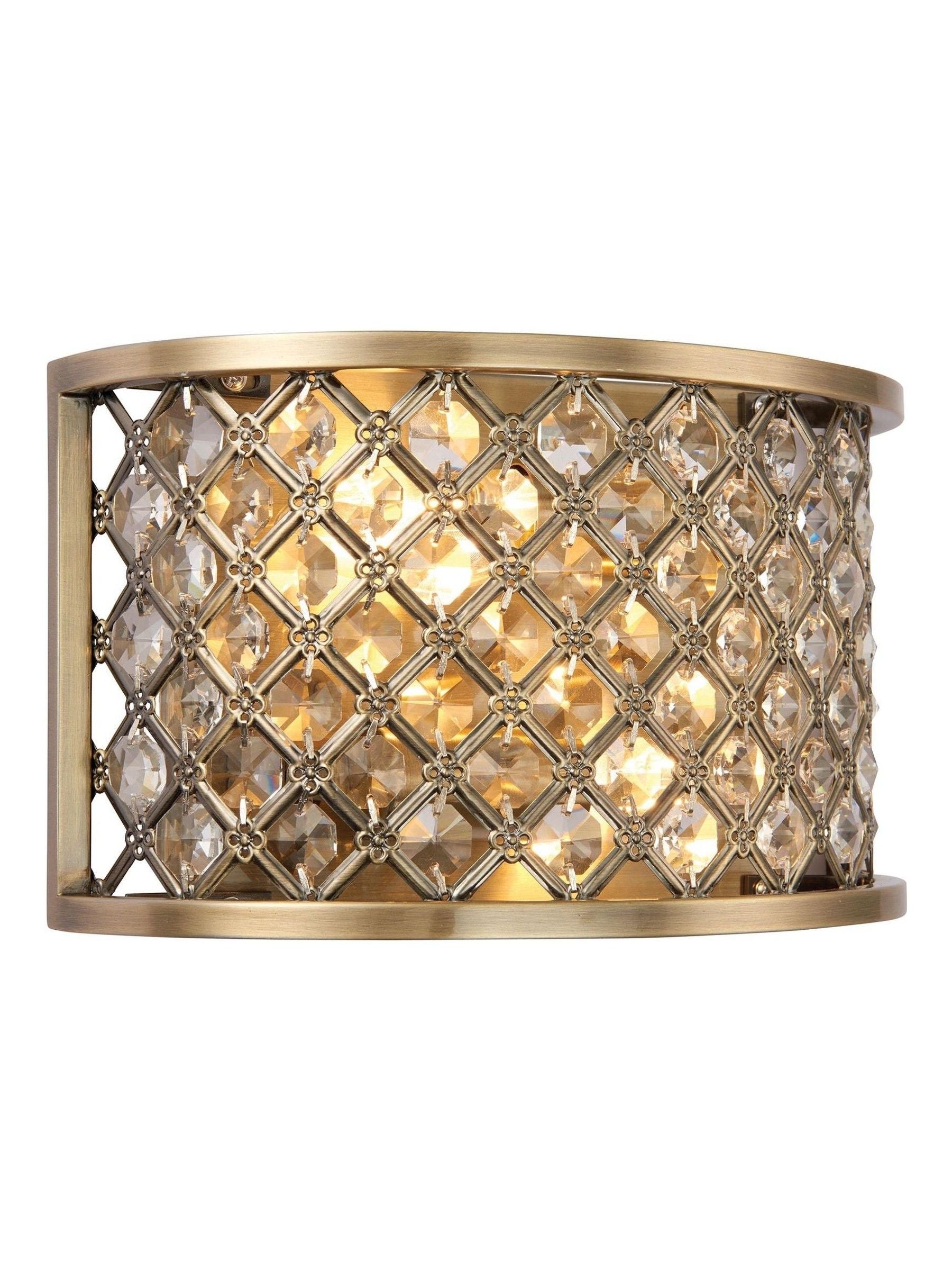 Gallery Home Brass Hudson wall light antique 255mm - British product