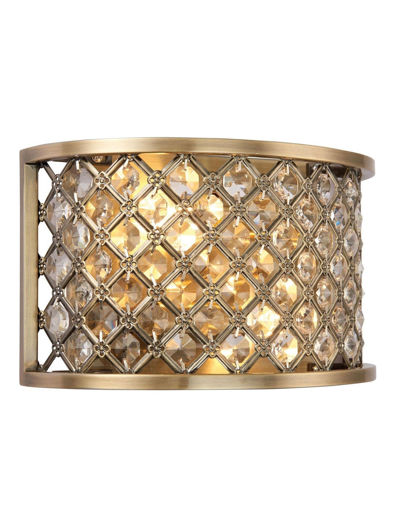 Gallery Home Brass Hudson wall light antique 255mm - British product