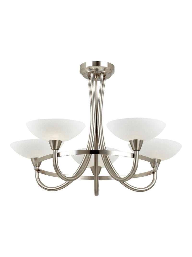 Gallery Home Chrome Carlton ceiling lamp (British brand)
