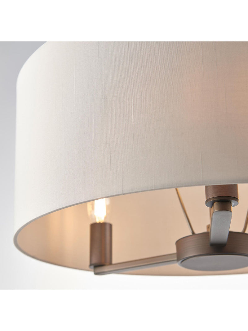 Gallery Home antique bronze Dalvin ceiling pendant light (British brand)