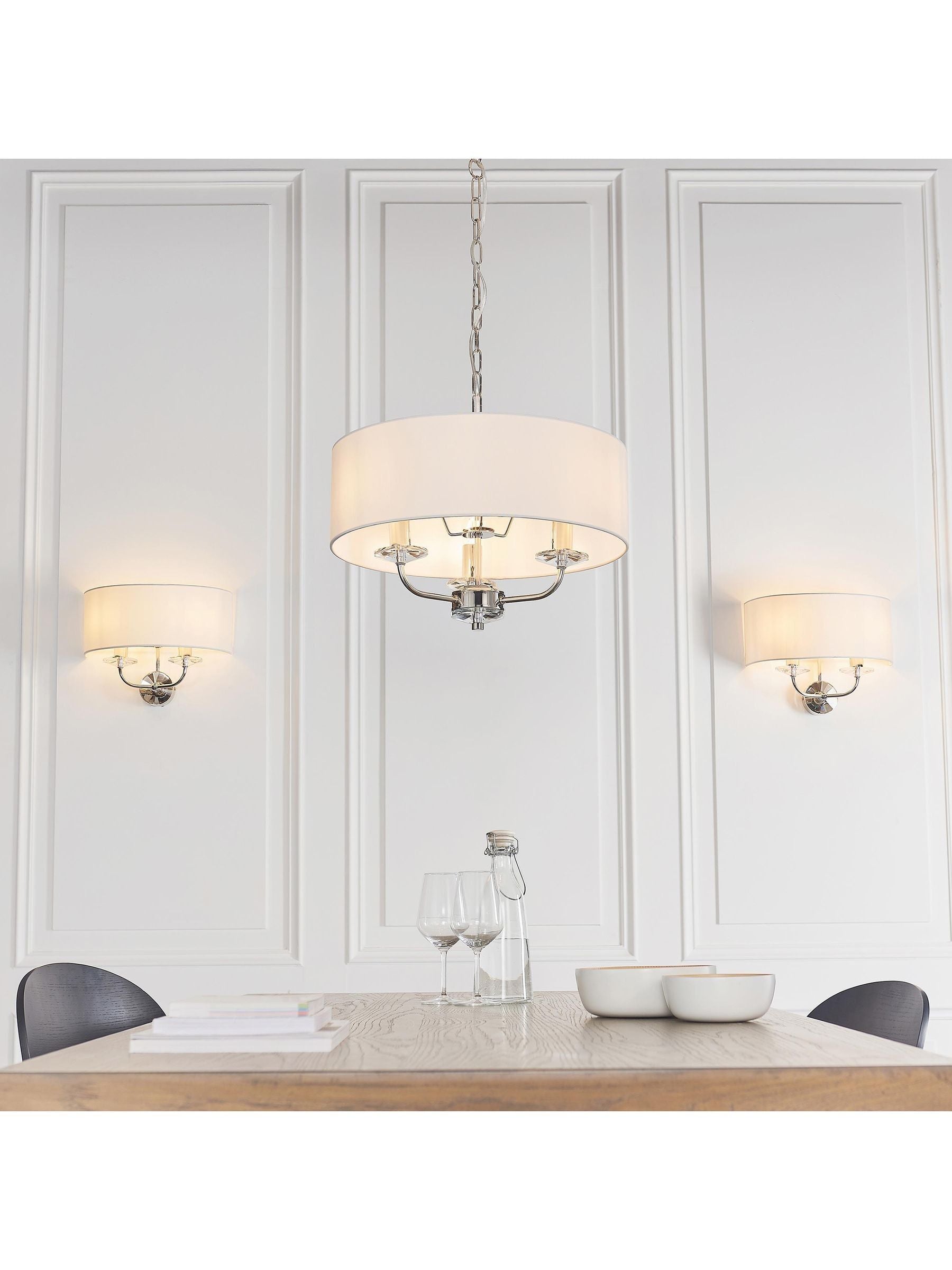 Gallery Home Nixon 3 light ceiling pendant, imported from the UK