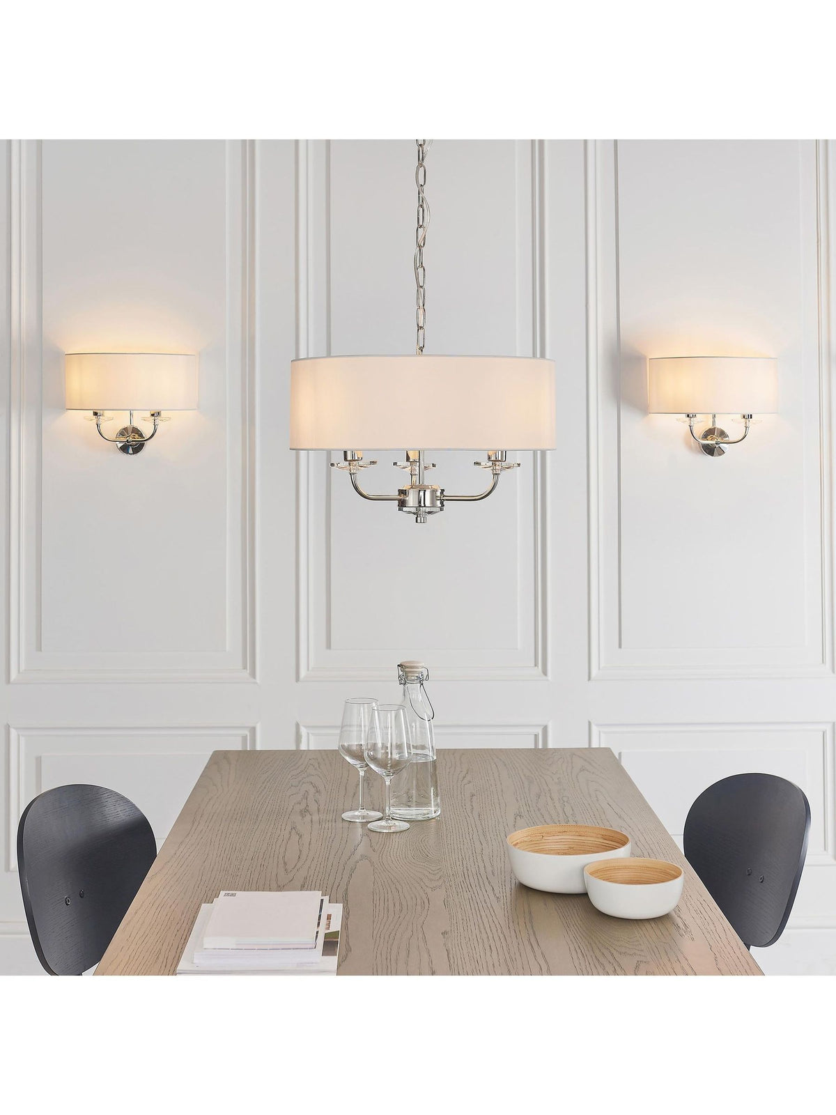 Gallery Home Nixon 3 light ceiling pendant, imported from the UK