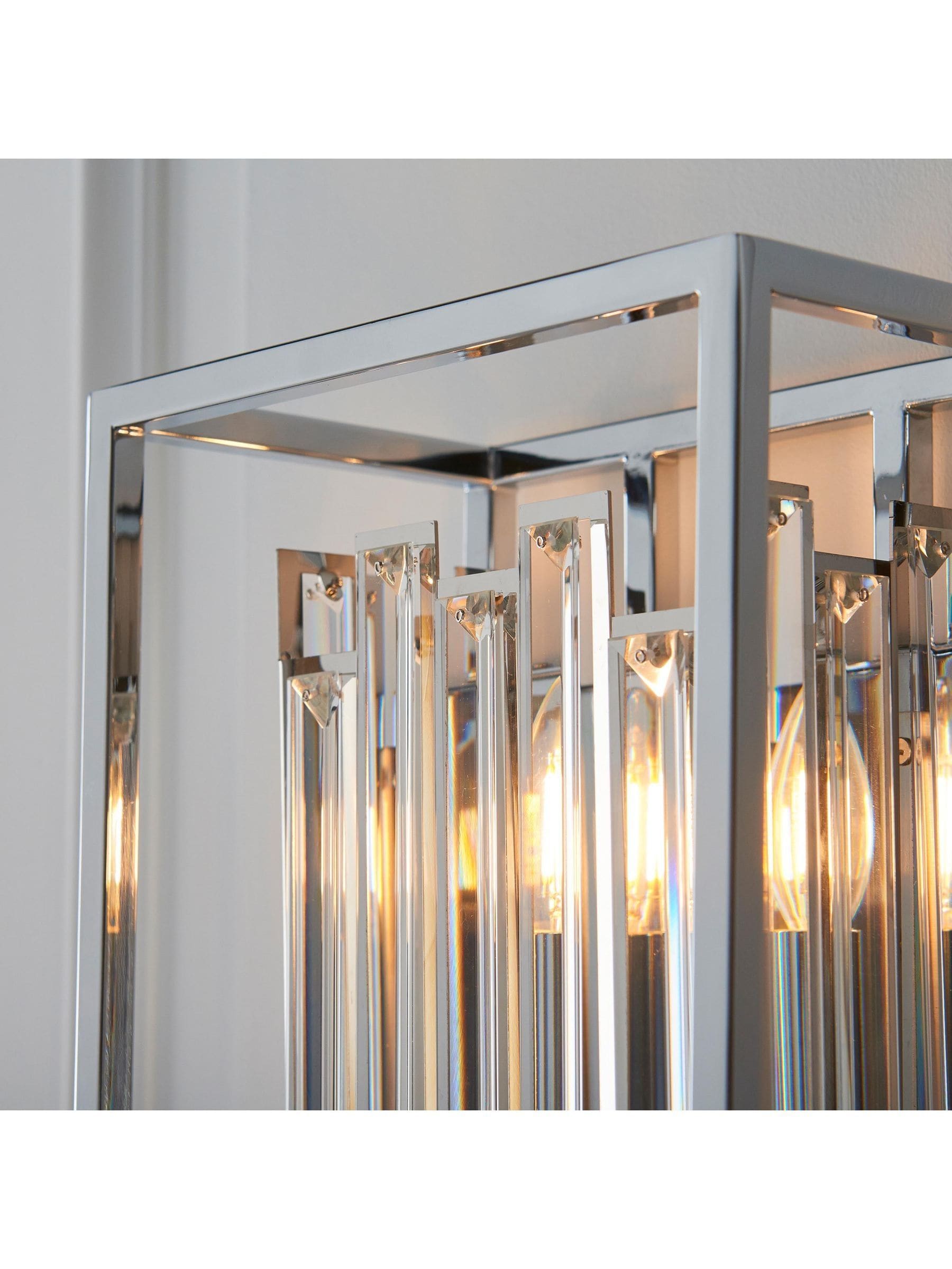 Gallery Home Chrome Arcadia wall light, UK version