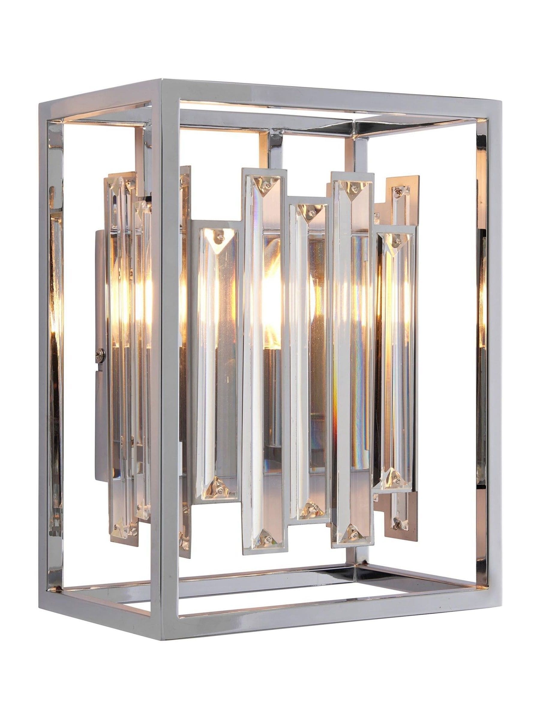 Gallery Home Chrome Arcadia wall light, UK version