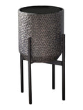 Gallery Home Amery metal planter honeycomb design - British product