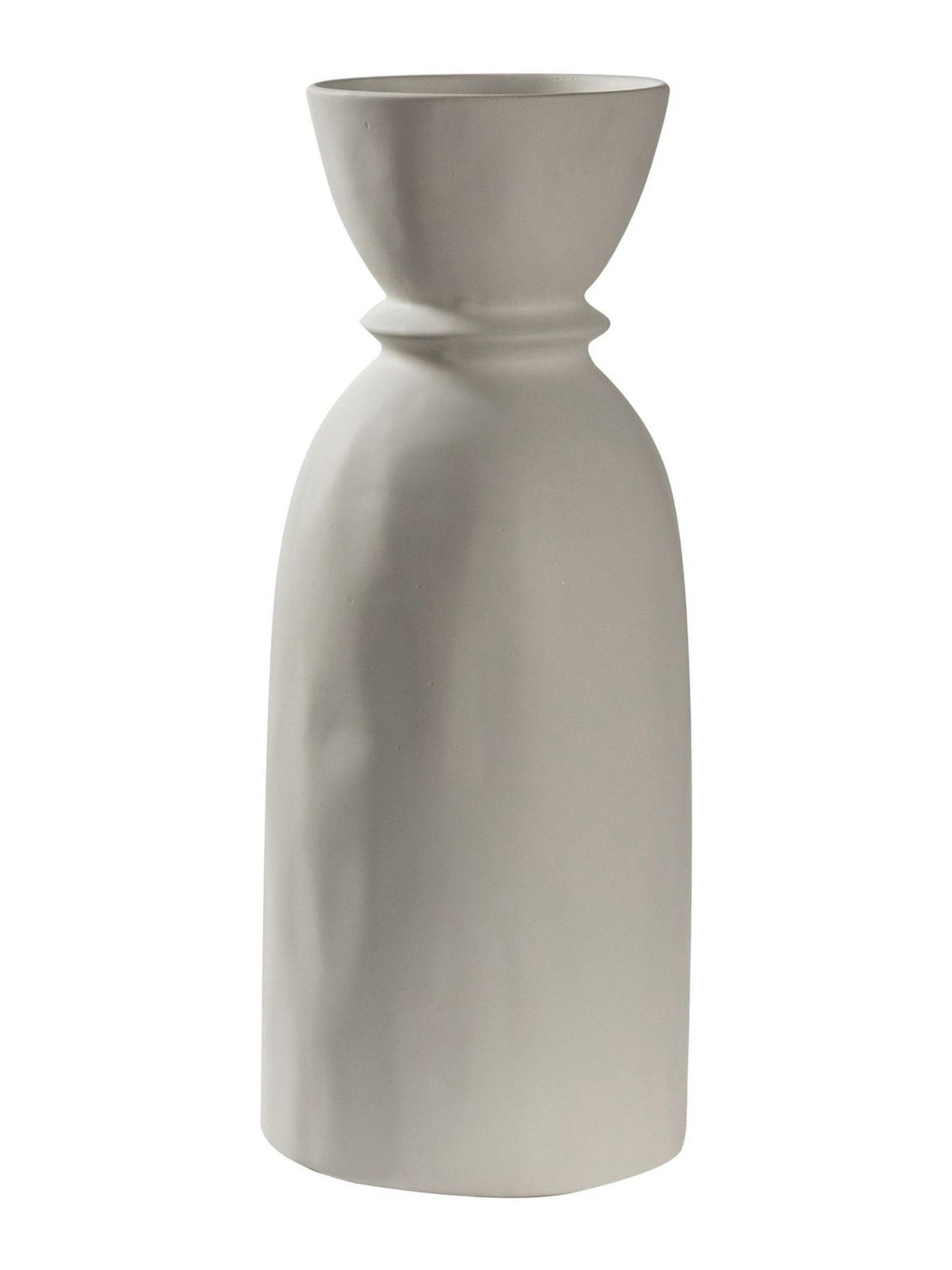 Gallery Home white stoneware bottle vase 38cm, UK version