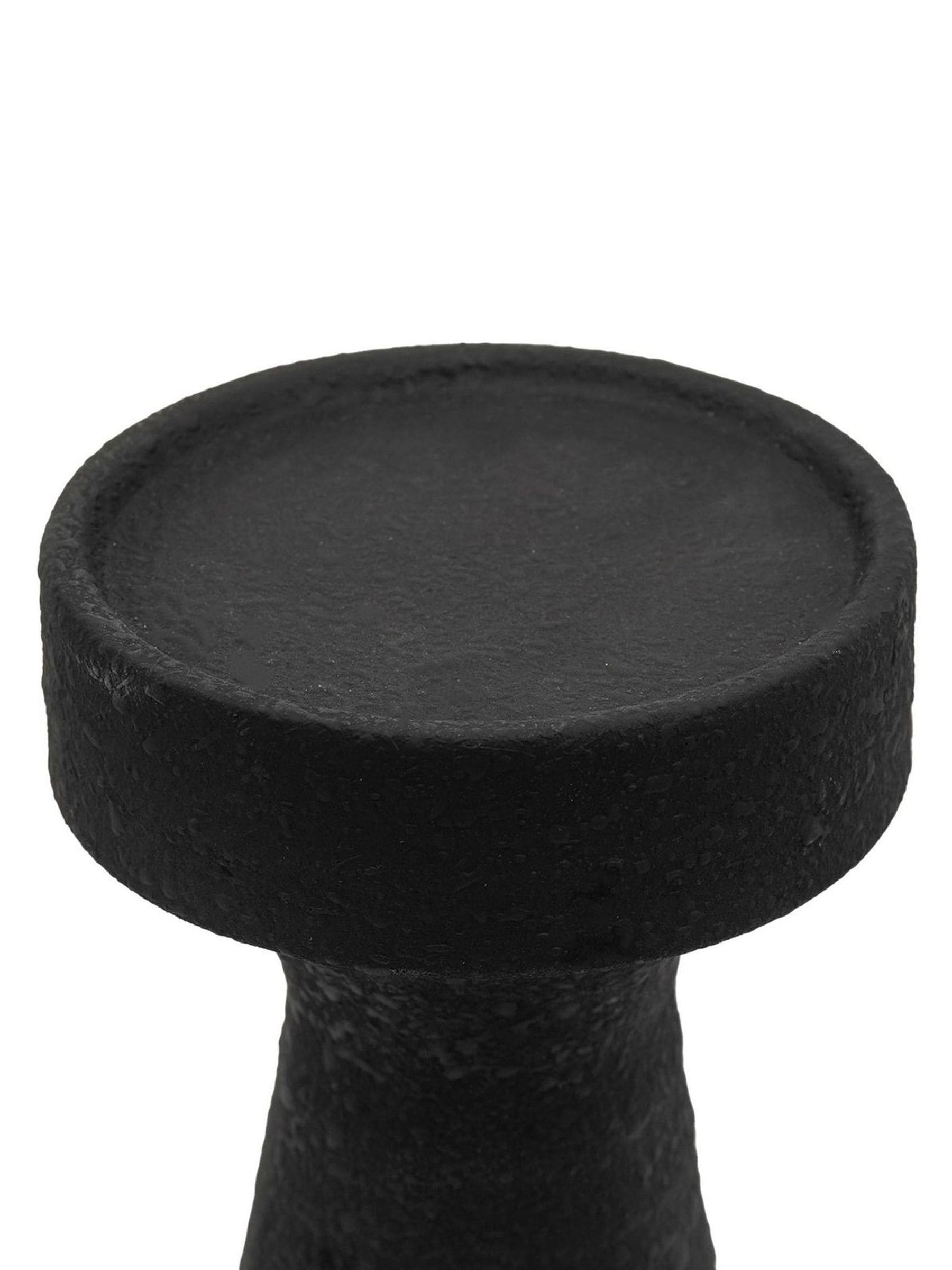 Gallery Home black pillar candle holder, UK version