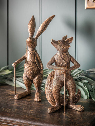 Next Gallery Home Bronse Kansler Rev Dekorativ Skulptur 31,5 cm Høyde - Kjøp online hos McGrocer