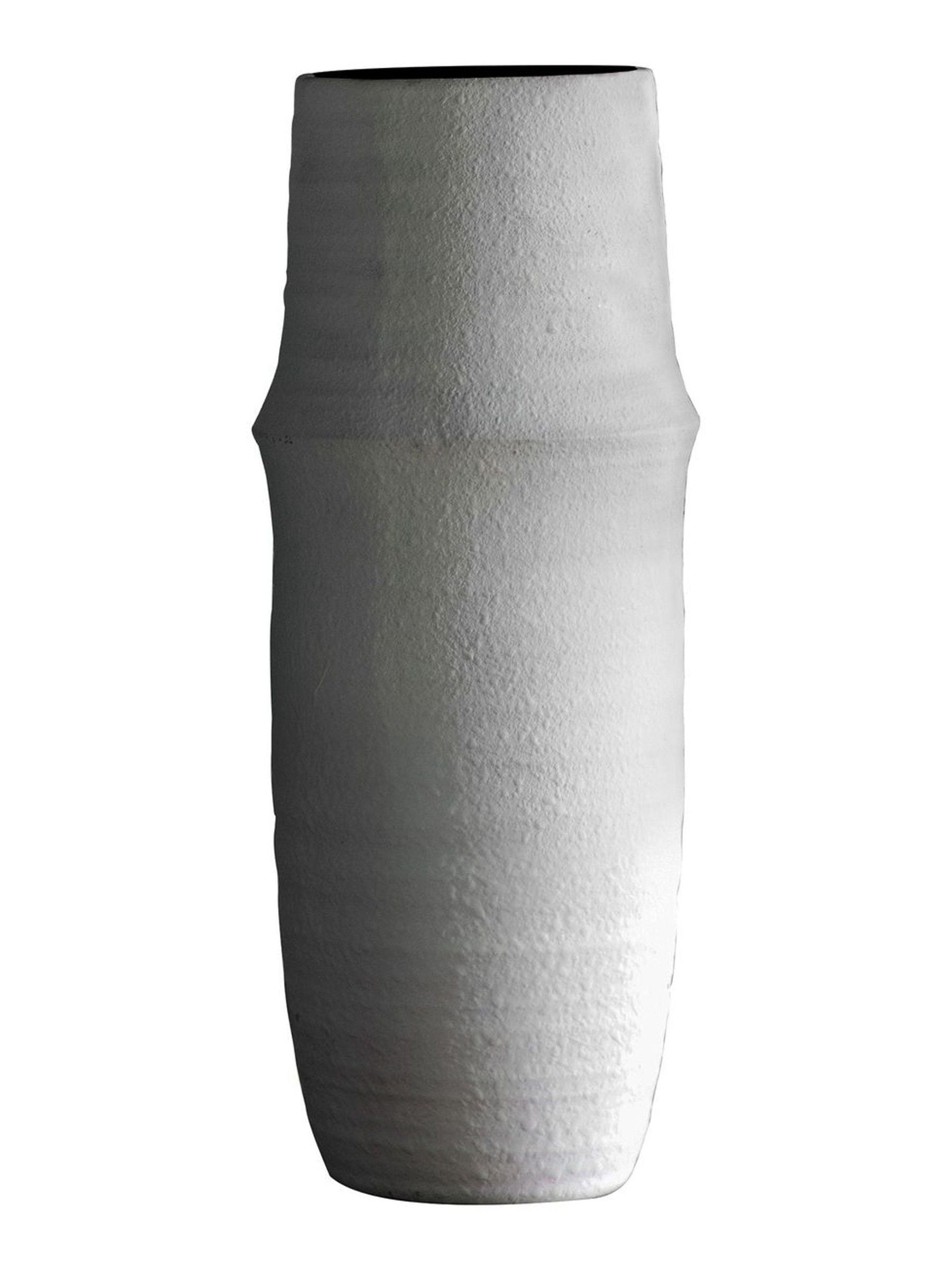 Gallery Home White Larsen ceramic vase 45.5cm height, UK version