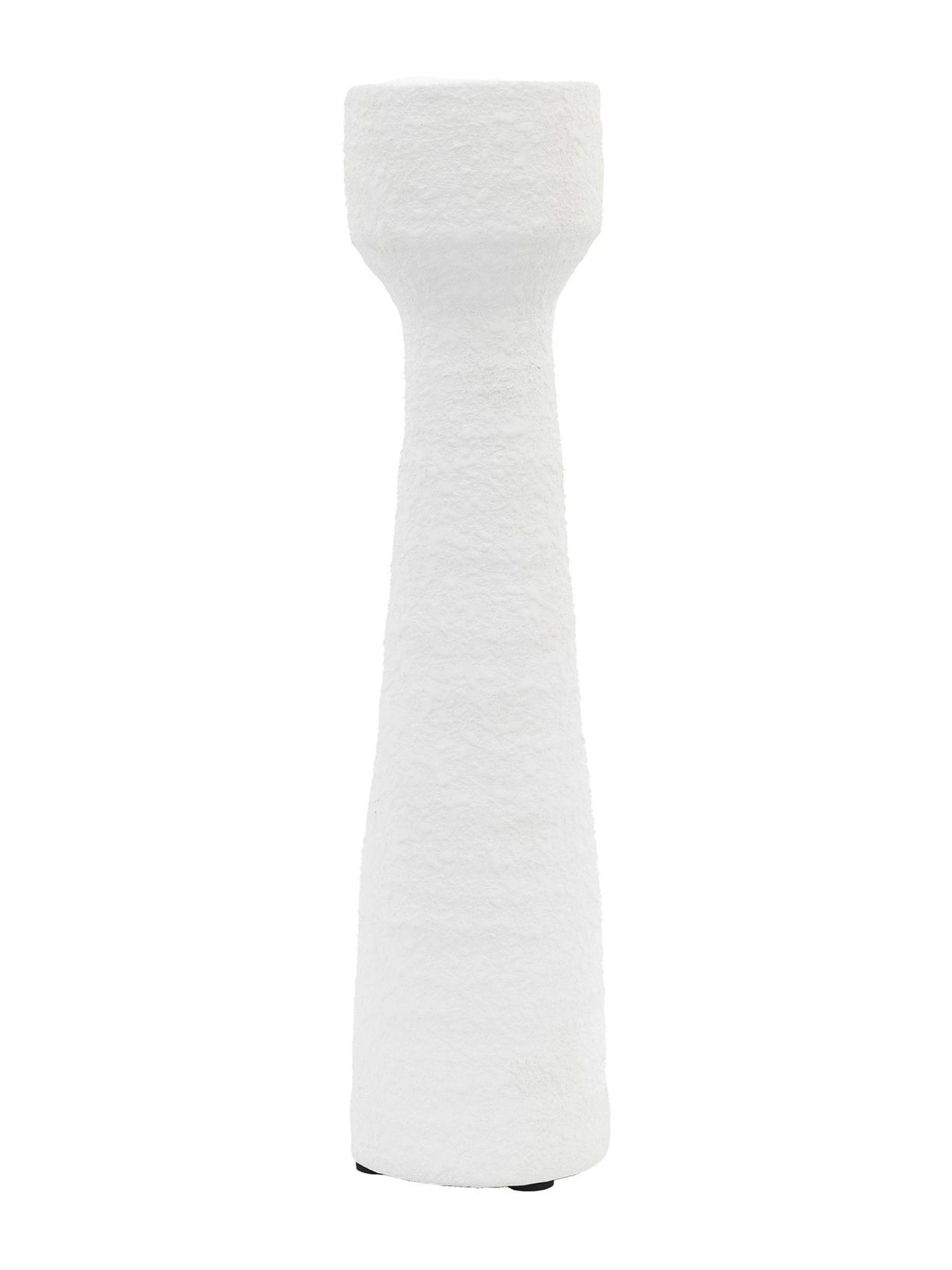 Gallery Home white small lollie candlestick, UK version