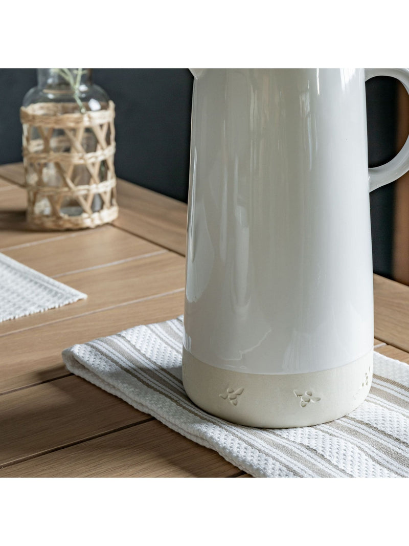 Gallery Home white bumble jug - British product
