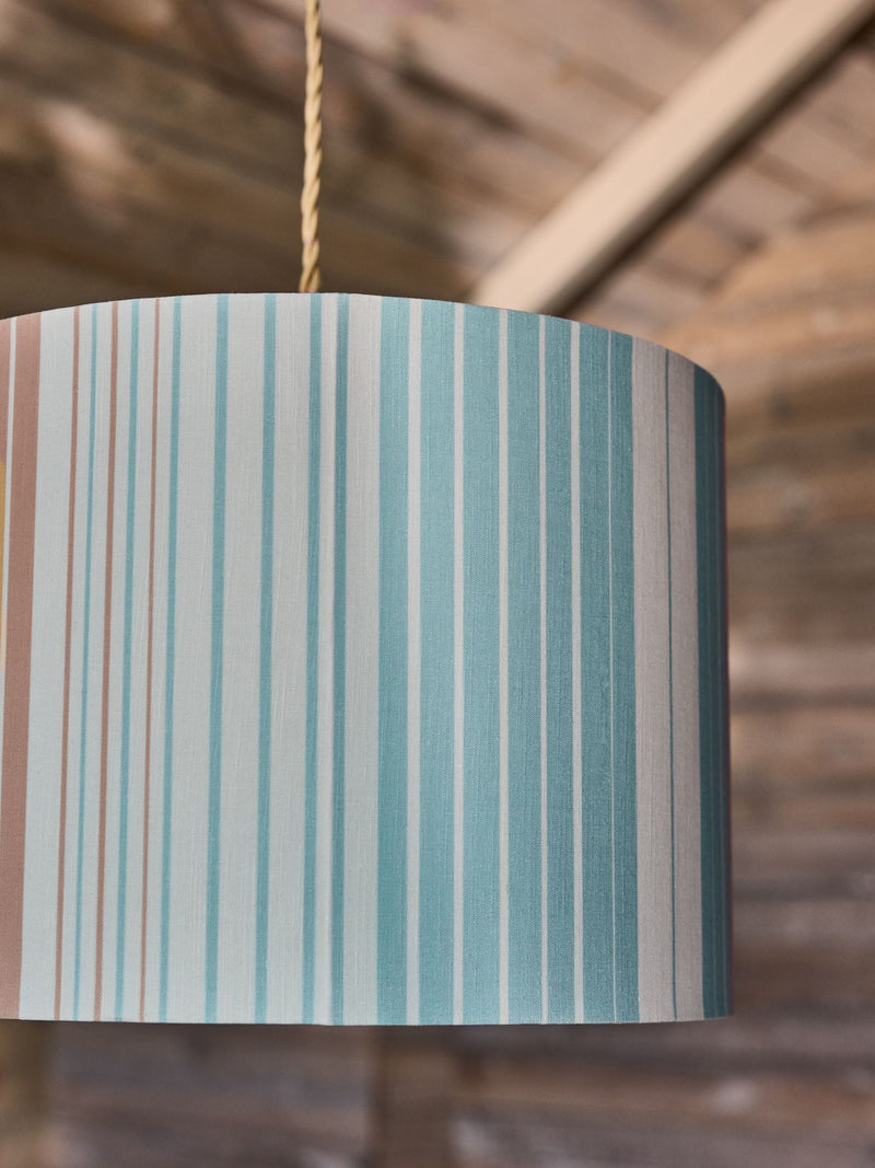 FatFace multi colour stripe easy fit light shade 35cm, imported from the UK
